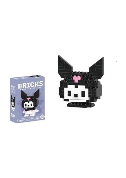Yapı Taşları Mikro Parçacık Karikatür Bebek Puzzle Monte Oyuncaklar (Yurt Dışından)