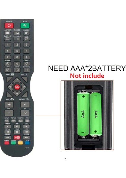 Sonıq QT1F Tv Uzaktan Kumandası Için Uzaktan Kumanda (Yurt Dışından) indirimleri