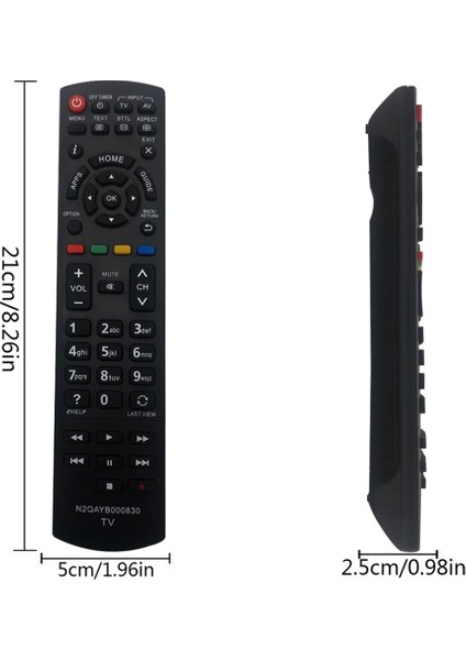 Panasonic N2QAYB000830 Televizyon Için Uyumlu Yedek Tv Uzaktan Kumandası (Yurt Dışından) fırsatları