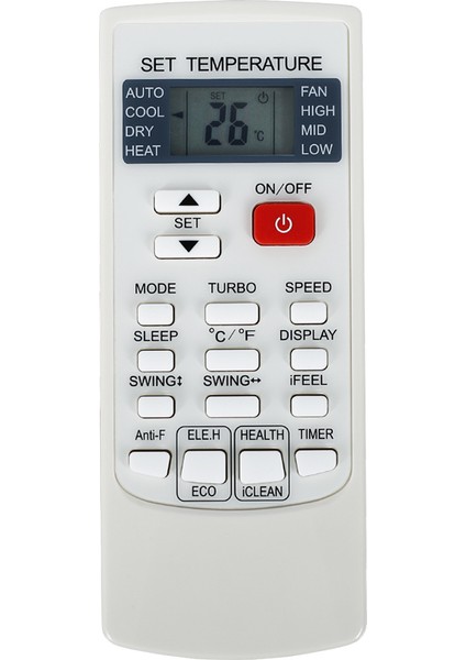 Aukia YKR-H/102E Için Klima Uzaktan Kumandasının Değiştirilmesi Rahat Hissedin (Yurt Dışından)