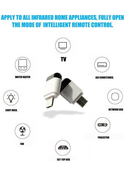 Mikro USB Kablosuz Ir Kızılötesi Uzaktan Kumanda Android Cep Telefonu Için Otg Öğrenme Tv Klima Için Akıllı Uzaktan Kumanda (Yurt Dışından) indirimleri