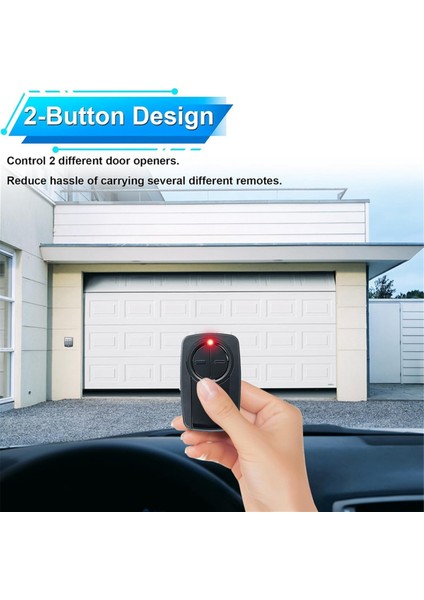 KLIK5U-BK2 KLIK3U-BK Kırmızı/turuncu/mor/yeşil/sarı Öğrenme Düğmesi Veya Dip Anahtarı Için Evrensel 2 Düğmeli Garaj Kapısı Açıcı (Yurt Dışından) modelleri