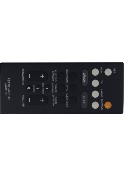 Uzaktan Kumanda Yedek FSR78 VAF7640 Yamaha Ses Çubuğu Hoparlörü ATS-1080 YAS-108 ATS1080 YAS108 (Yurt Dışından) fiyatları