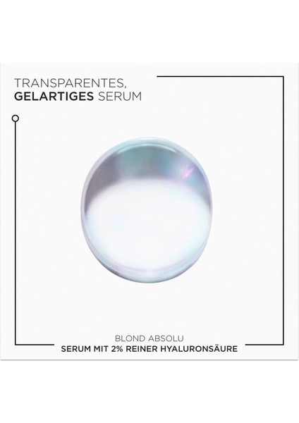Blond Absolu %2 Saf Hyalüronik Asit Saçın Hasar Yüzeyini Onarıcı & Rahatlatcı Serum 50 ml