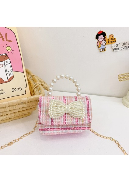 Çocuk Çantaları Çapraz Vücut Yeni Moda Şık ve Sevimli Kız Çantası Net Kırmızı Küçük Kız Mini Bozuk Para Cüzdanı (Yurt Dışından)