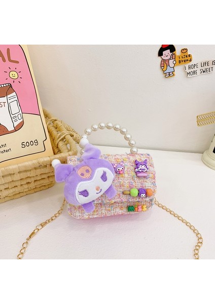 Çocuk Çantaları Çapraz Vücut Yeni Moda Şık ve Sevimli Kız Çantası Net Kırmızı Küçük Kız Mini Bozuk Para Cüzdanı (Yurt Dışından)