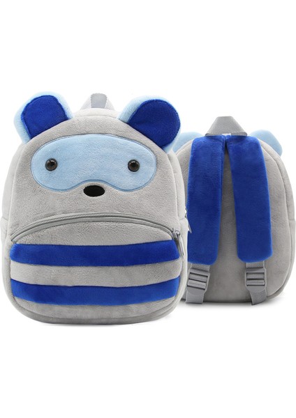 Hayvanat Bahçesi Serisi Sevimli Çocuk Okul Çantası Yük Azaltma Omuz Çantası Peluş Sırt Çantası Anaokulu Erken Eğitim Bahçe Çantası (Yurt Dışından)