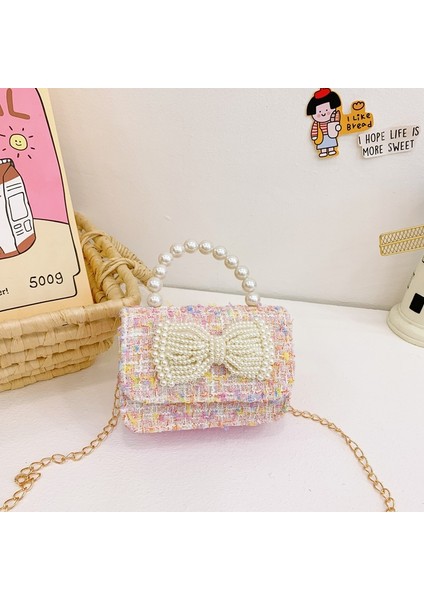 Çocuk Çantaları Çapraz Vücut Yeni Moda Şık ve Sevimli Kız Çantası Net Kırmızı Küçük Kız Mini Bozuk Para Cüzdanı (Yurt Dışından)