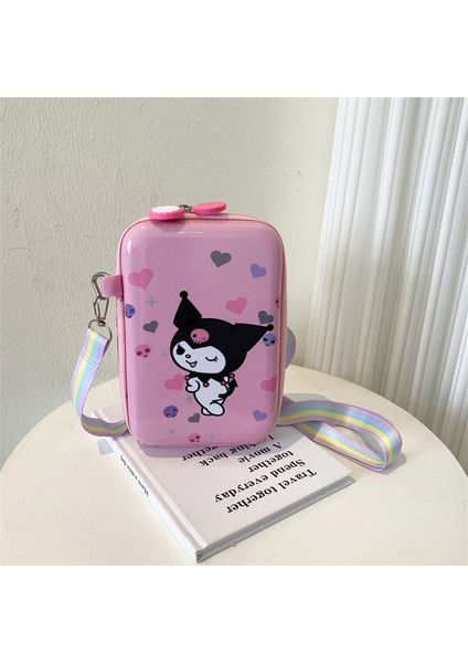 Yeni Ebeveyn ve Çocuk Çocuk Çantası Cep Telefonu Sert Kılıf Crossbody Çanta Karikatür Desen Kutu Çanta Kızlar Dışarı Tek Eğlence Çantası (Yurt Dışından)