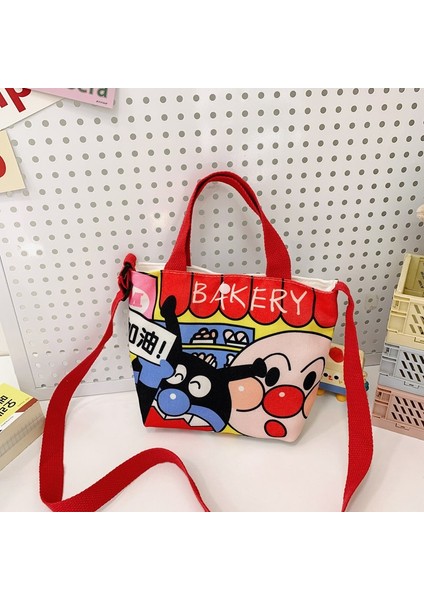 Yeni Ins Kanvas Çanta 2023 Sıcak Kore Versiyonu Rahat Çocuk Çantaları Omuz Çapraz Askılı Çanta (Yurt Dışından)