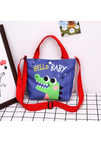 Yeni Ins Kanvas Çanta 2023 Sıcak Kore Versiyonu Rahat Çocuk Çantaları Omuz Çapraz Askılı Çanta (Yurt Dışından)