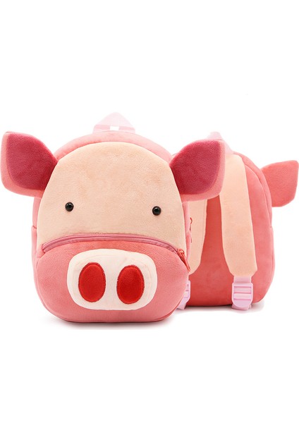 Hayvanat Bahçesi Serisi Sevimli Çocuk Okul Çantası Yük Azaltma Omuz Çantası Peluş Sırt Çantası Anaokulu Erken Eğitim Bahçe Çantası (Yurt Dışından)