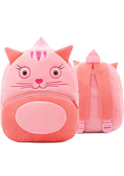 Hayvanat Bahçesi Serisi Sevimli Çocuk Okul Çantası Yük Azaltma Omuz Çantası Peluş Sırt Çantası Anaokulu Erken Eğitim Bahçe Çantası (Yurt Dışından)