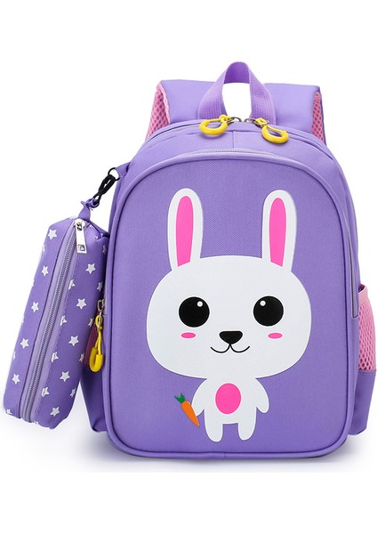 Çocuk Okul Çantası Kalem Çantalı Sevimli Hayvan Anaokulu Okul Çantası Erkek ve Kadın Bebek Okul Çantası (Yurt Dışından)