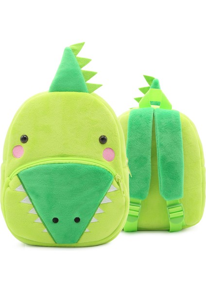 Hayvanat Bahçesi Serisi Sevimli Çocuk Okul Çantası Yük Azaltma Omuz Çantası Peluş Sırt Çantası Anaokulu Erken Eğitim Bahçe Çantası (Yurt Dışından)