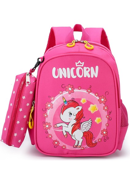 Çocuk Okul Çantası Kalem Çantalı Sevimli Hayvan Anaokulu Okul Çantası Erkek ve Kadın Bebek Okul Çantası (Yurt Dışından)