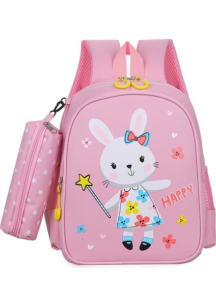 Çocuk Okul Çantası Kalem Çantalı Sevimli Hayvan Anaokulu Okul Çantası Erkek ve Kadın Bebek Okul Çantası (Yurt Dışından)