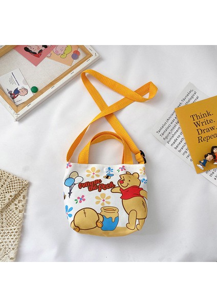 Yeni Ins Kanvas Çanta 2023 Sıcak Kore Versiyonu Rahat Çocuk Çantaları Omuz Çapraz Askılı Çanta (Yurt Dışından)