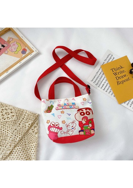 Yeni Ins Kanvas Çanta 2023 Sıcak Kore Versiyonu Rahat Çocuk Çantaları Omuz Çapraz Askılı Çanta (Yurt Dışından)