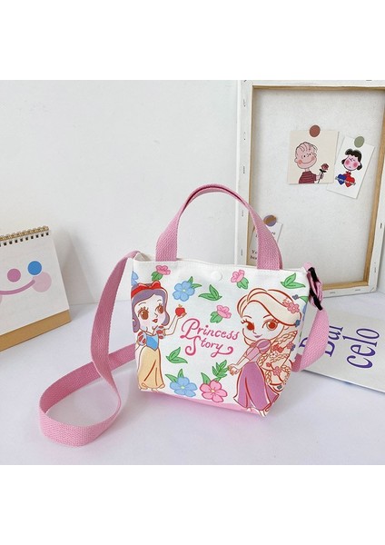 Yeni Ins Kanvas Çanta 2023 Sıcak Kore Versiyonu Rahat Çocuk Çantaları Omuz Çapraz Askılı Çanta (Yurt Dışından)