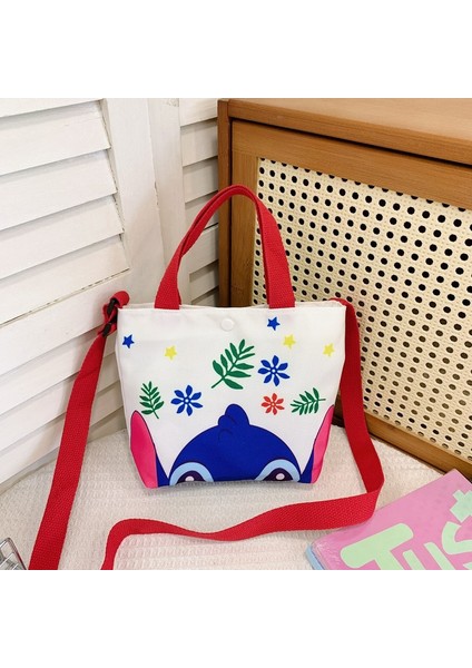 Yeni Ins Kanvas Çanta 2023 Sıcak Kore Versiyonu Rahat Çocuk Çantaları Omuz Çapraz Askılı Çanta (Yurt Dışından)