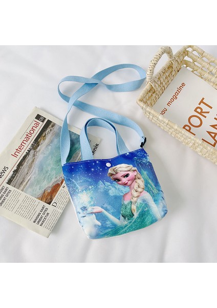 Yeni Ins Kanvas Çanta 2023 Sıcak Kore Versiyonu Rahat Çocuk Çantaları Omuz Çapraz Askılı Çanta (Yurt Dışından)