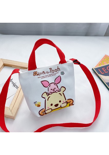 Yeni Ins Kanvas Çanta 2023 Sıcak Kore Versiyonu Rahat Çocuk Çantaları Omuz Çapraz Askılı Çanta (Yurt Dışından)