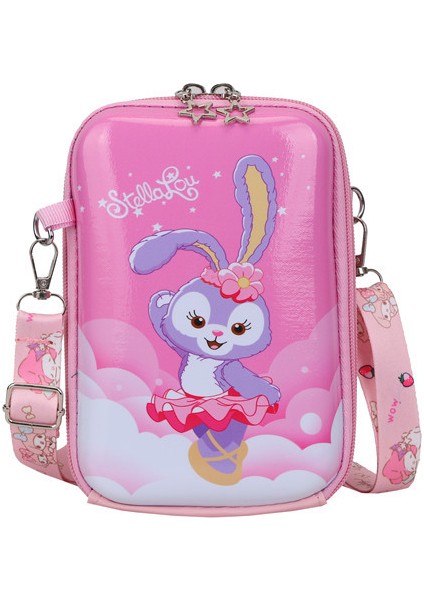 Yeni Ebeveyn ve Çocuk Çocuk Çantası Cep Telefonu Sert Kılıf Crossbody Çanta Karikatür Desen Kutu Çanta Kızlar Dışarı Tek Eğlence Çantası (Yurt Dışından)