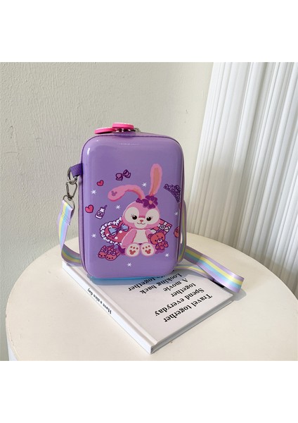 Yeni Ebeveyn ve Çocuk Çocuk Çantası Cep Telefonu Sert Kılıf Crossbody Çanta Karikatür Desen Kutu Çanta Kızlar Dışarı Tek Eğlence Çantası (Yurt Dışından)