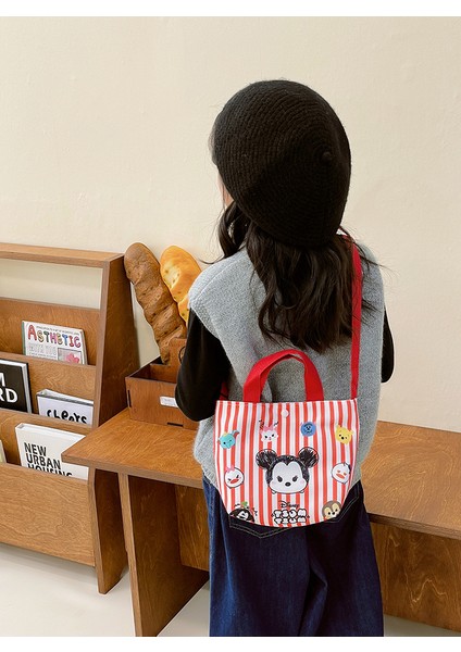 Yeni Ins Kanvas Çanta 2023 Sıcak Kore Versiyonu Rahat Çocuk Çantaları Omuz Çapraz Askılı Çanta (Yurt Dışından) fırsatları