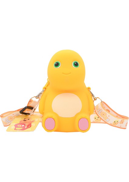 Yeni Silikon Süt Ejderha Bebek Çantası Sevimli Yakışıklı Omuz Çantası Yeni Hediye Saklama Çantası Crossbody Çanta Öğrenci Gezi Çantası (Yurt Dışından)