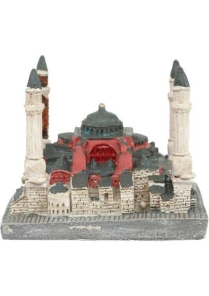 Ayasofya Cami Mini Biblo Polyester Maket - 5 x 5 x 5 cm