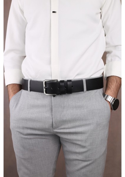 SMT-4415 Erkek Hakiki Deri Klasik Kot Kemeri fırsatları