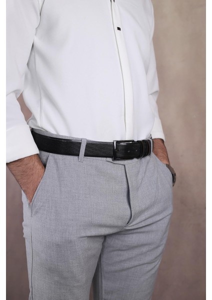 4399 Erkek Rugan Kumaş Kemeri