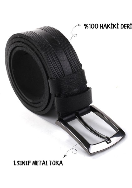 SMT-4408 Erkek Hakiki Deri Klasik Kot Kemeri fırsatları