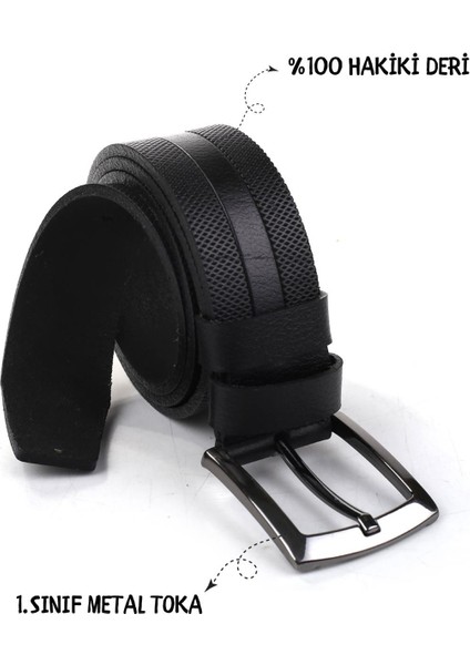 SMT-4408 Erkek Hakiki Deri Klasik Kot Kemeri indirimleri