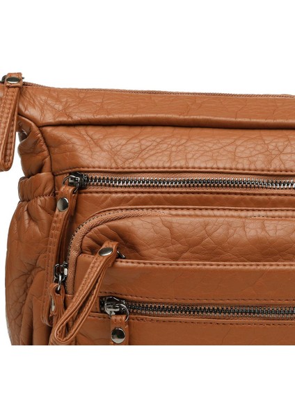 Yıkama Rölaks Deri Kadın Postacı Çantası 21K Barcelona 1919-6 fiyatları