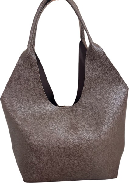 Kadın Yavrulu Büyük Boy Omuz Çantası (Süet Detaylı) indirimleri