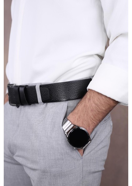 SMT-4414 Erkek Hakiki Deri Klasik Kot Kemeri fiyatları