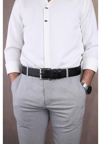 SMT-4414 Erkek Hakiki Deri Klasik Kot Kemeri fırsatları