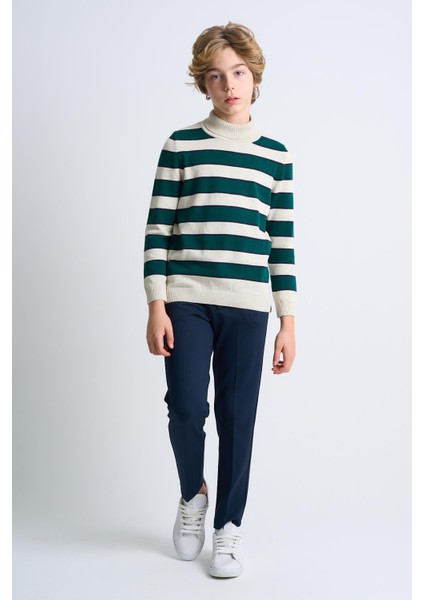 Balıkçı Yaka Çocuk Triko Kazak C23-7105