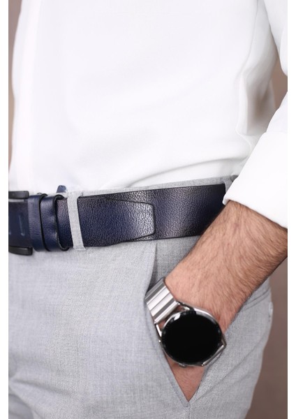 SMT-4411 Erkek Hakiki Deri Kot Kemeri fırsatları