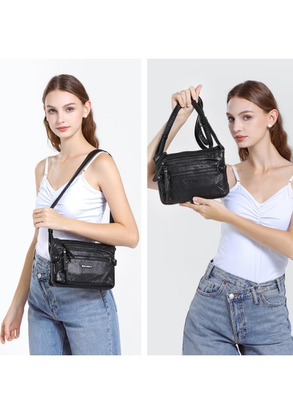 Yıkama Rölaks Deri Kadın Postacı Çantası 21K Barcelona 1920-6 indirimleri