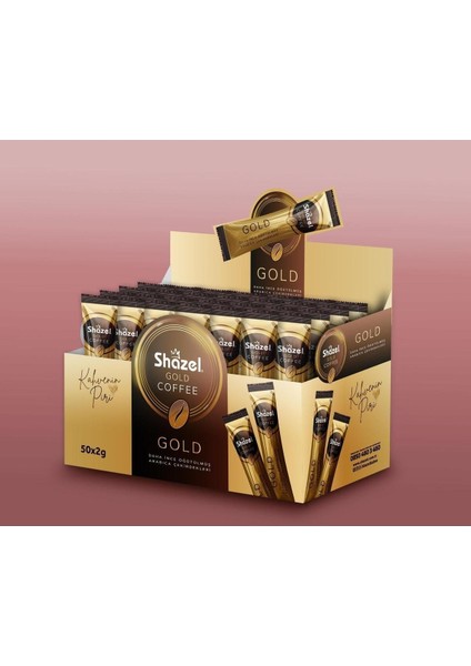 Gold Çözünebilir Kahve 2 gr 50'li