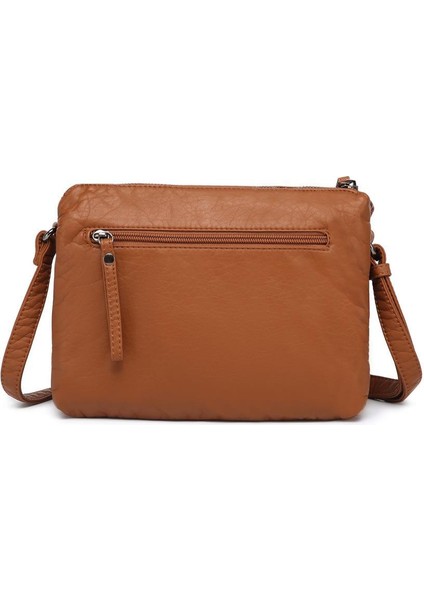 Yıkama Rölaks Deri Kadın Postacı Çantası 21K Barcelona 1920-6 modelleri