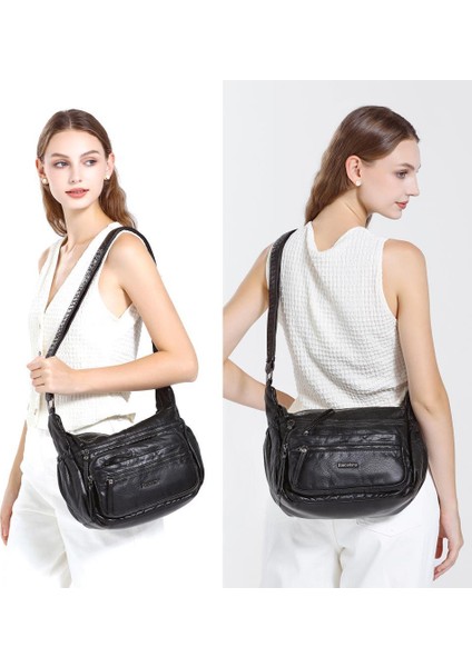 Yıkama Rölaks Deri Kadın Postacı Çantası 21K Barcelona 1919-6 indirimleri