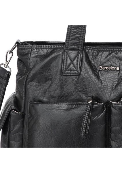 Yıkama Rölaks Deri Kadın Omuz Çantası 21K Barcelona 1927-6 fiyatları