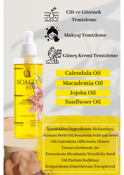 Lepius Calendula Cilt Temizleme Yağı 200 ml fiyatları