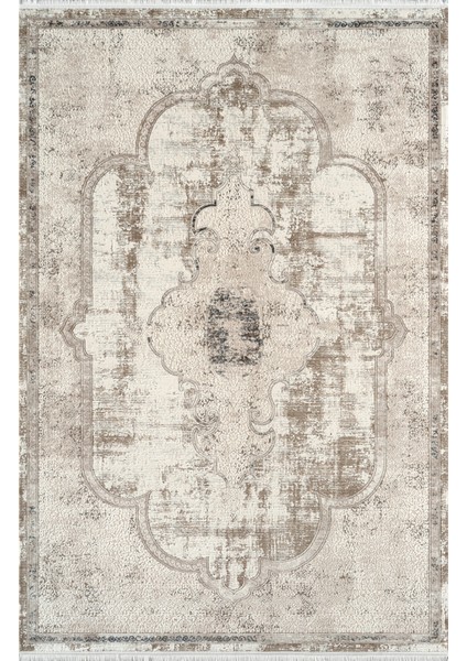 Beverly BF03B Krem Vizon Akrilik Yumuşak Dokulu Modern Halı Karademir Home