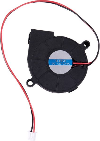 Siyah Fırçasız Dc Soğutma Üfleyici Fan 5015S 12V 0.14A 50MM x 15MM (Yurt Dışından)